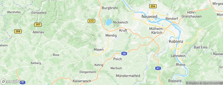 Thür, Germany Map