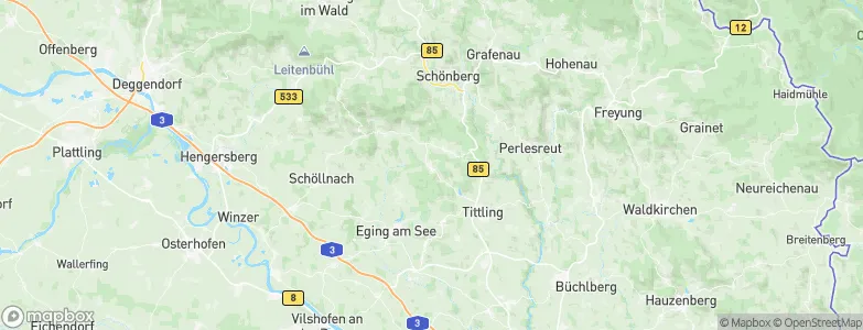 Thurmansbang, Germany Map
