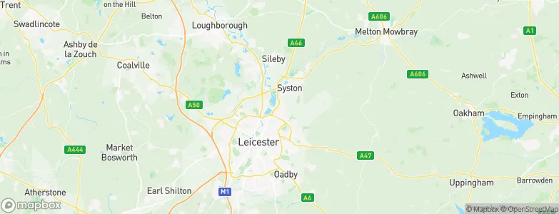 Thurmaston, United Kingdom Map