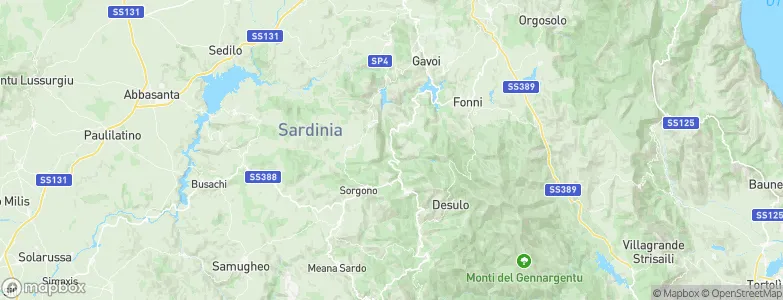 Tiana, Italy Map