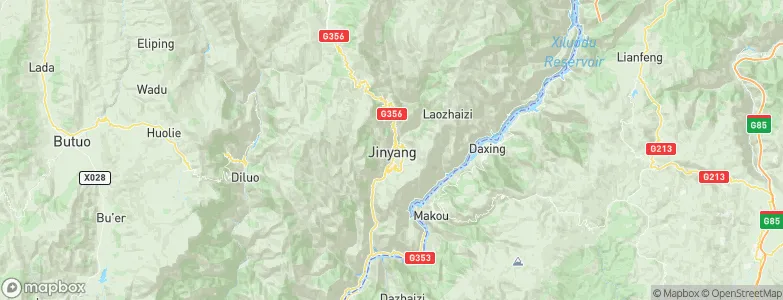 Tiandiba, China Map