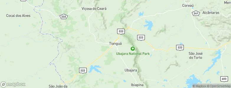 Tianguá, Brazil Map