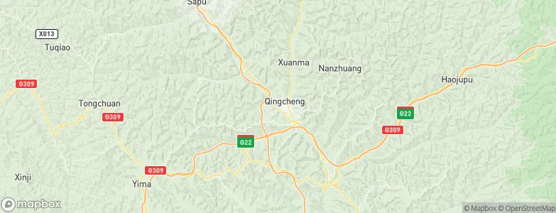 Tianjiacheng, China Map