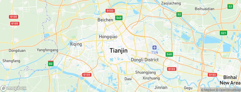 Tianjin Municipality, China Map