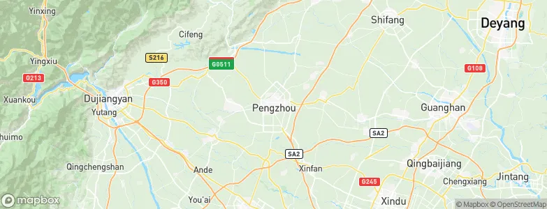 Tianpeng, China Map