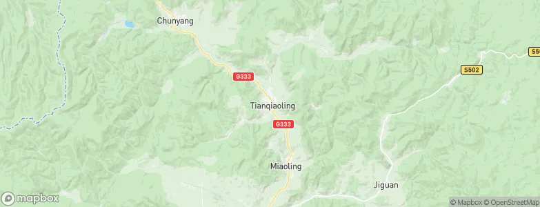 Tianqiaoling, China Map