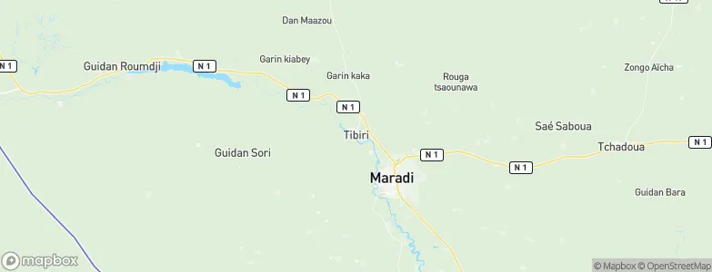 Tibiri, Niger Map