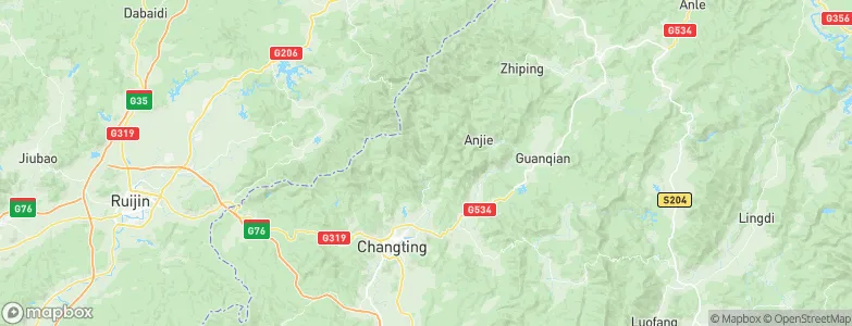 Tiechang, China Map