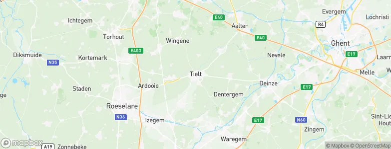 Tielt, Belgium Map