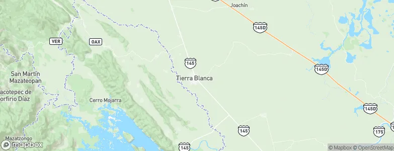 Tierra Blanca, Mexico Map