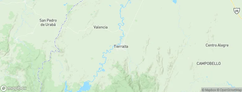 Tierralta, Colombia Map