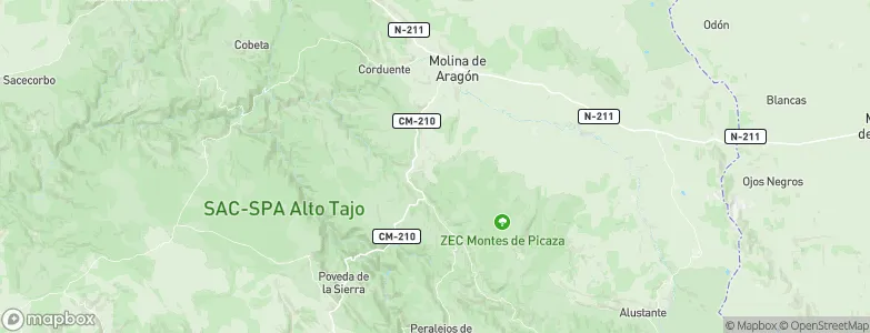 Tierzo, Spain Map