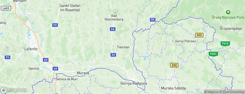 Tieschen, Austria Map