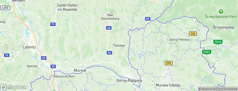 Tieschen, Austria Map