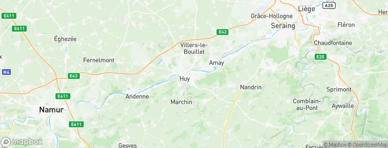 Tihange, Belgium Map
