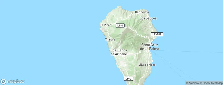 Tijarafe, Spain Map
