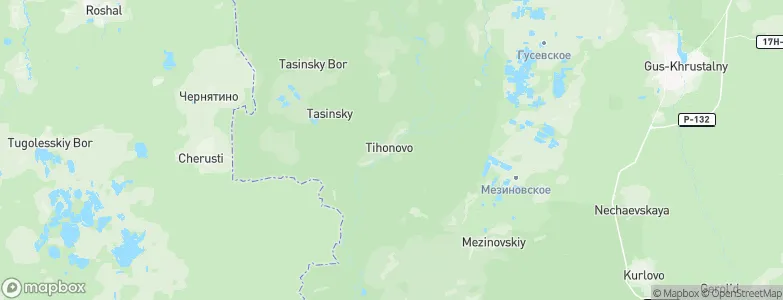 Tikhonovo, Russia Map
