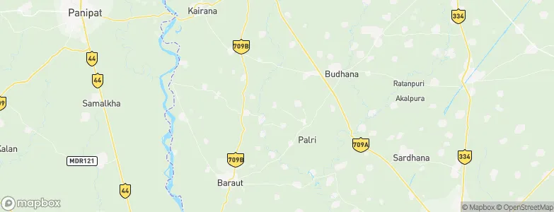 Tīkri, India Map