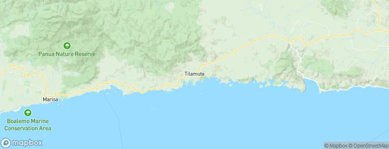 Tilamuta, Indonesia Map