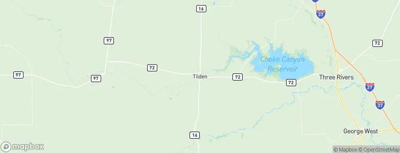 Tilden, United States Map