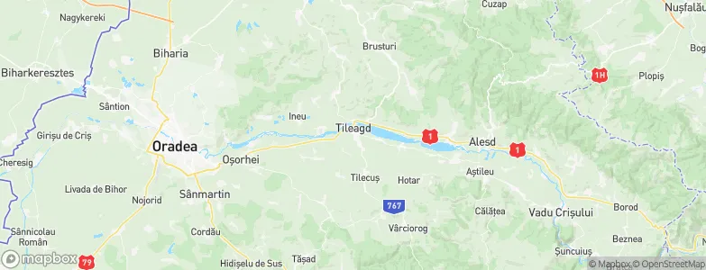 Tileagd, Romania Map