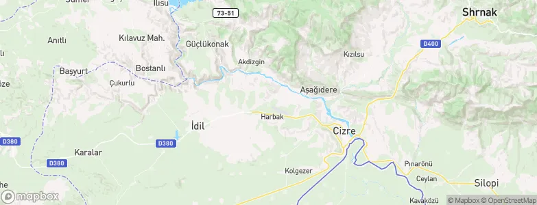 Tililan, Turkey Map