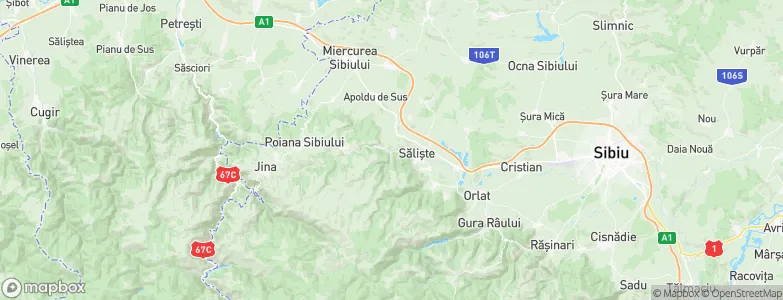 Tilişca, Romania Map