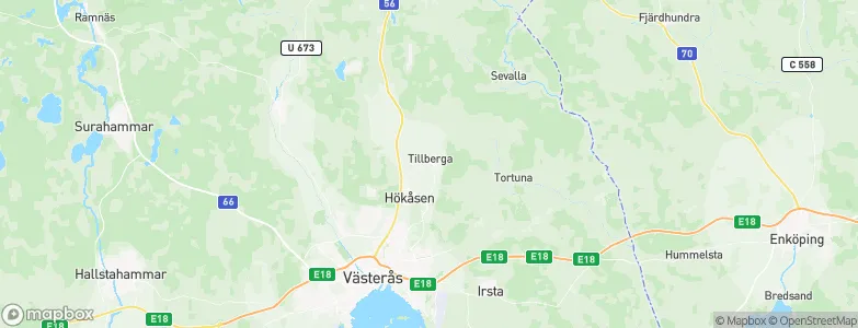 Tillberga, Sweden Map