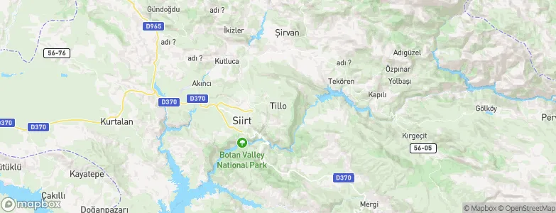Tillo, Turkey Map