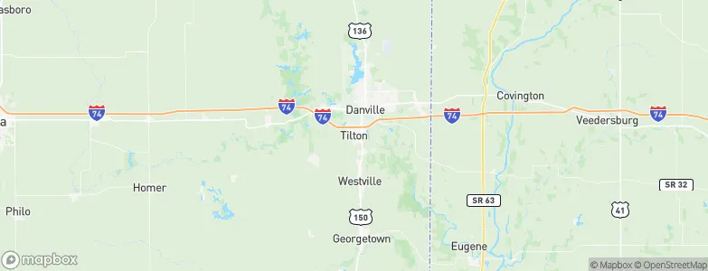 Tilton, United States Map
