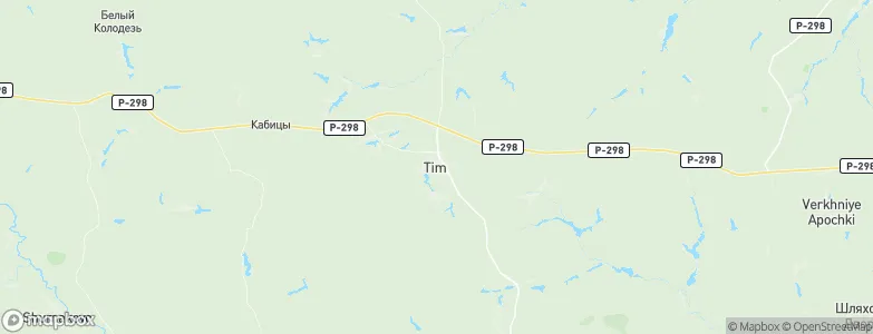 Tim, Russia Map