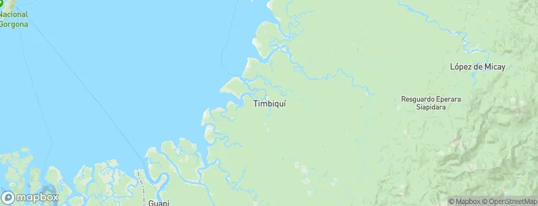 Timbiquí, Colombia Map