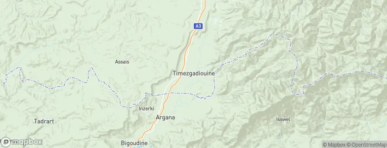 Timezgadiouine, Morocco Map