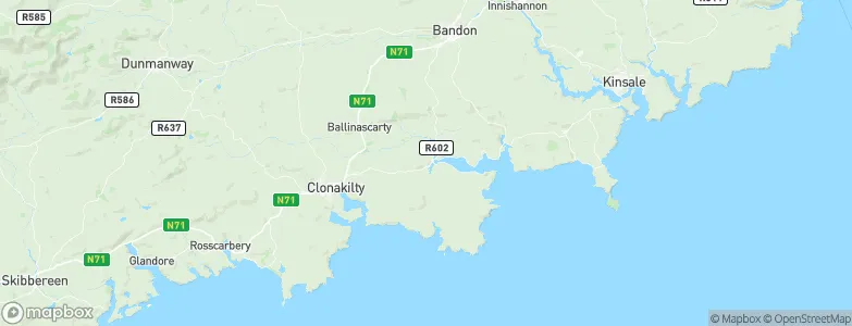Timoleague, Ireland Map
