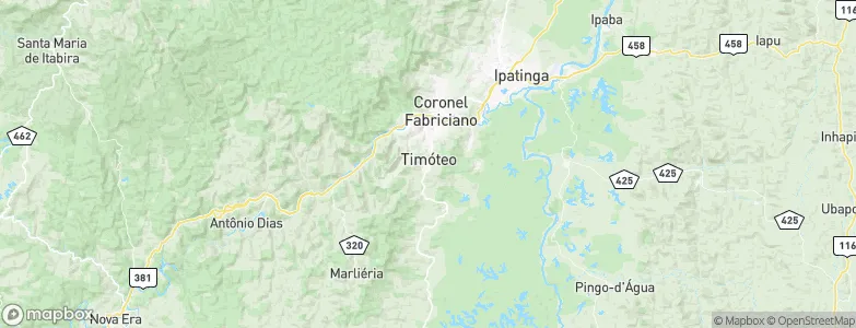 Timóteo, Brazil Map
