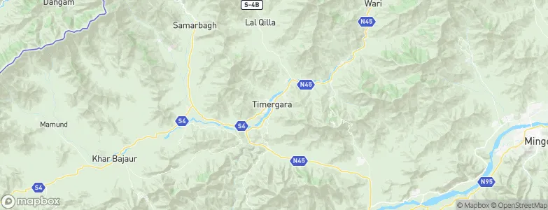 Tīmurgara, Pakistan Map