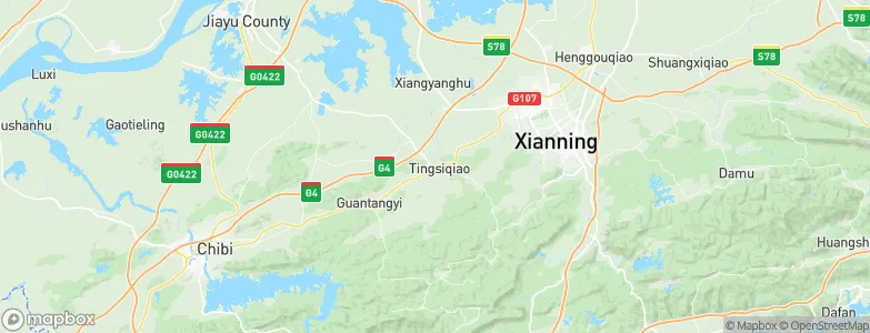 Tingsiqiao, China Map