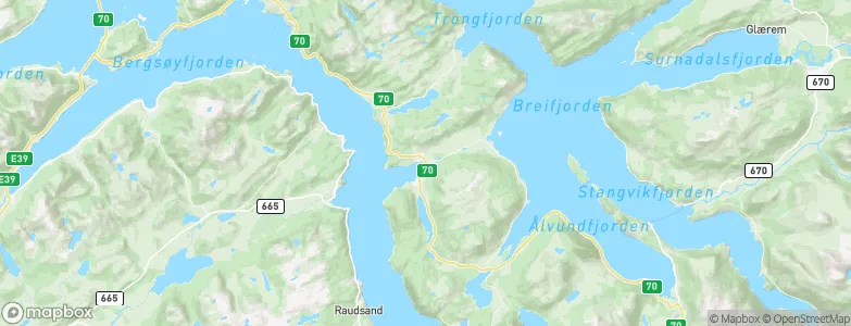 Tingvoll, Norway Map