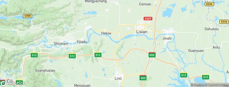 Tingxiandu, China Map