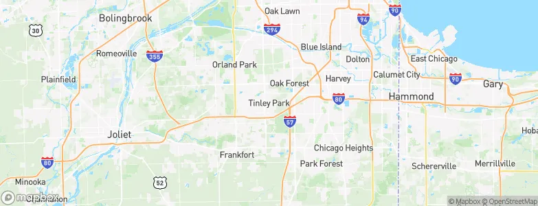 Tinley Park, United States Map