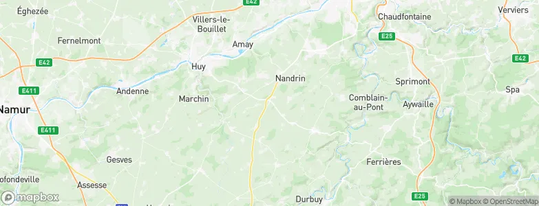Tinlot, Belgium Map