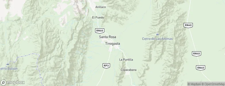Tinogasta, Argentina Map