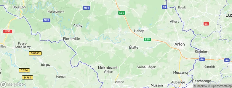 Tintigny, Belgium Map