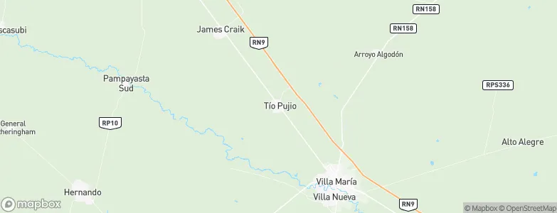 Tío Pujio, Argentina Map