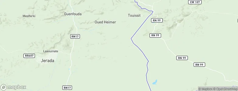 Tiouli, Morocco Map