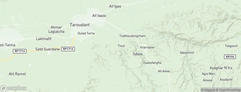 Tiout, Morocco Map