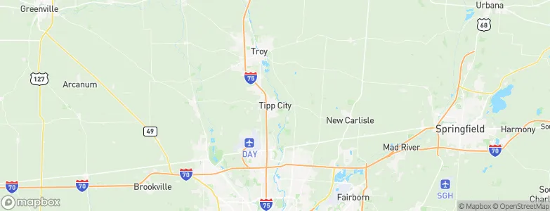 Tipp City, United States Map