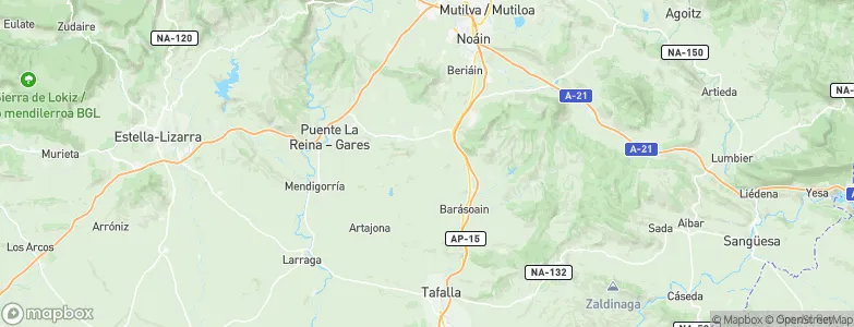 Tirapu, Spain Map