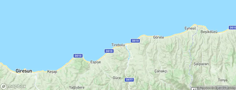 Tirebolu, Turkey Map