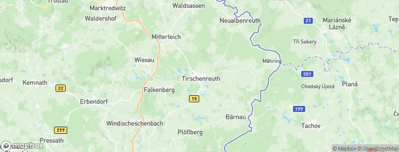 Tirschenreuth, Germany Map